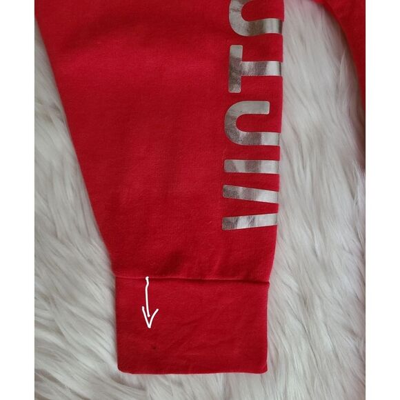 Victoria's Secret Sport|Red Logo Crewneck Long Sleeve Sweatshirt, SMALL - Picture 9 of 9